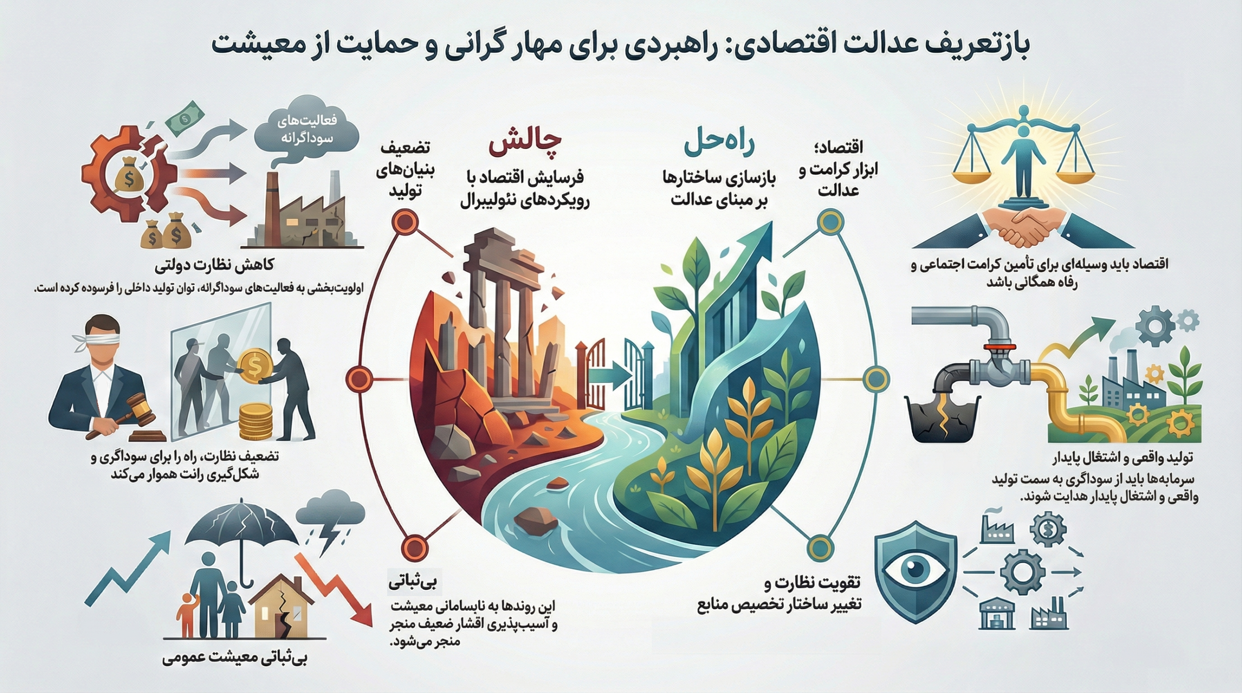 بیانات مقام معظم رهبری و بازتعریف عدالت اقتصادی در مواجهه با گرانی روح‌الله سلگی